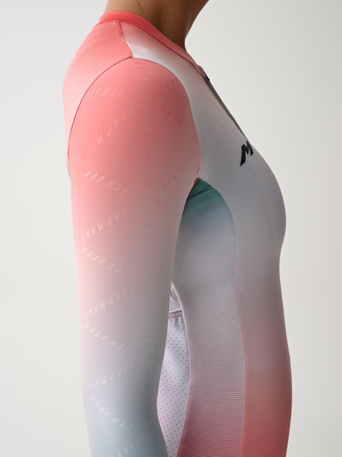 Women's Blurred Out Pro Hex LS Jersey - 5