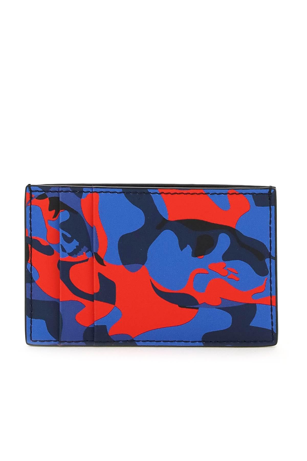 'CAMOSKULL' LEATHER CARDHOLDER - 3