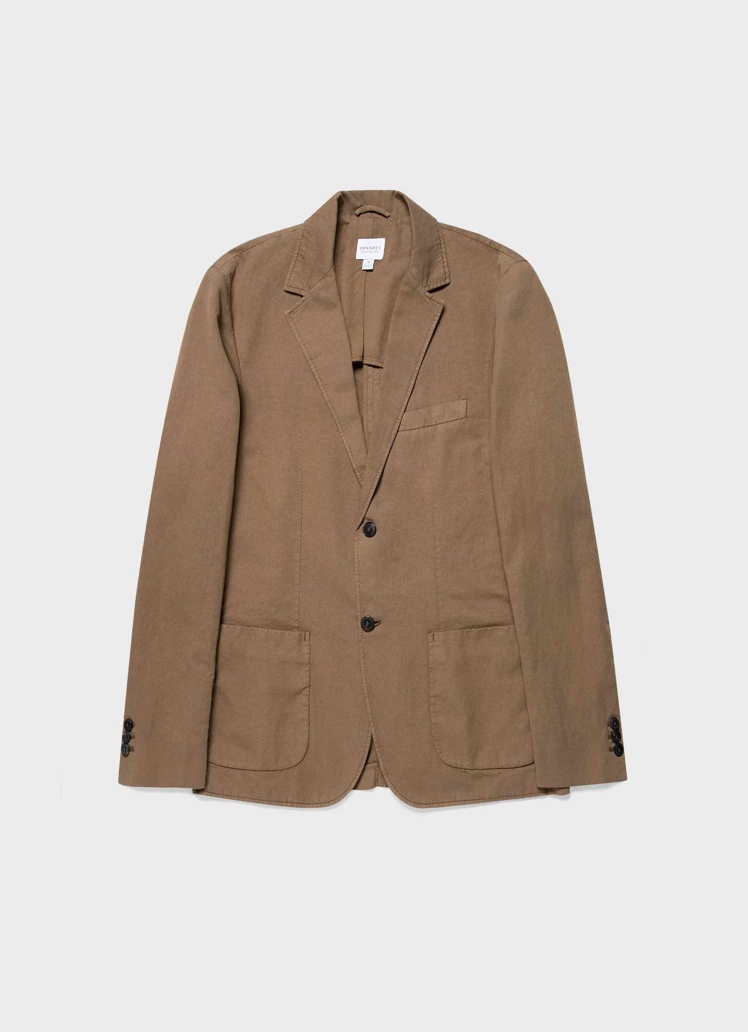 Cotton Linen Unstructured Blazer - 1