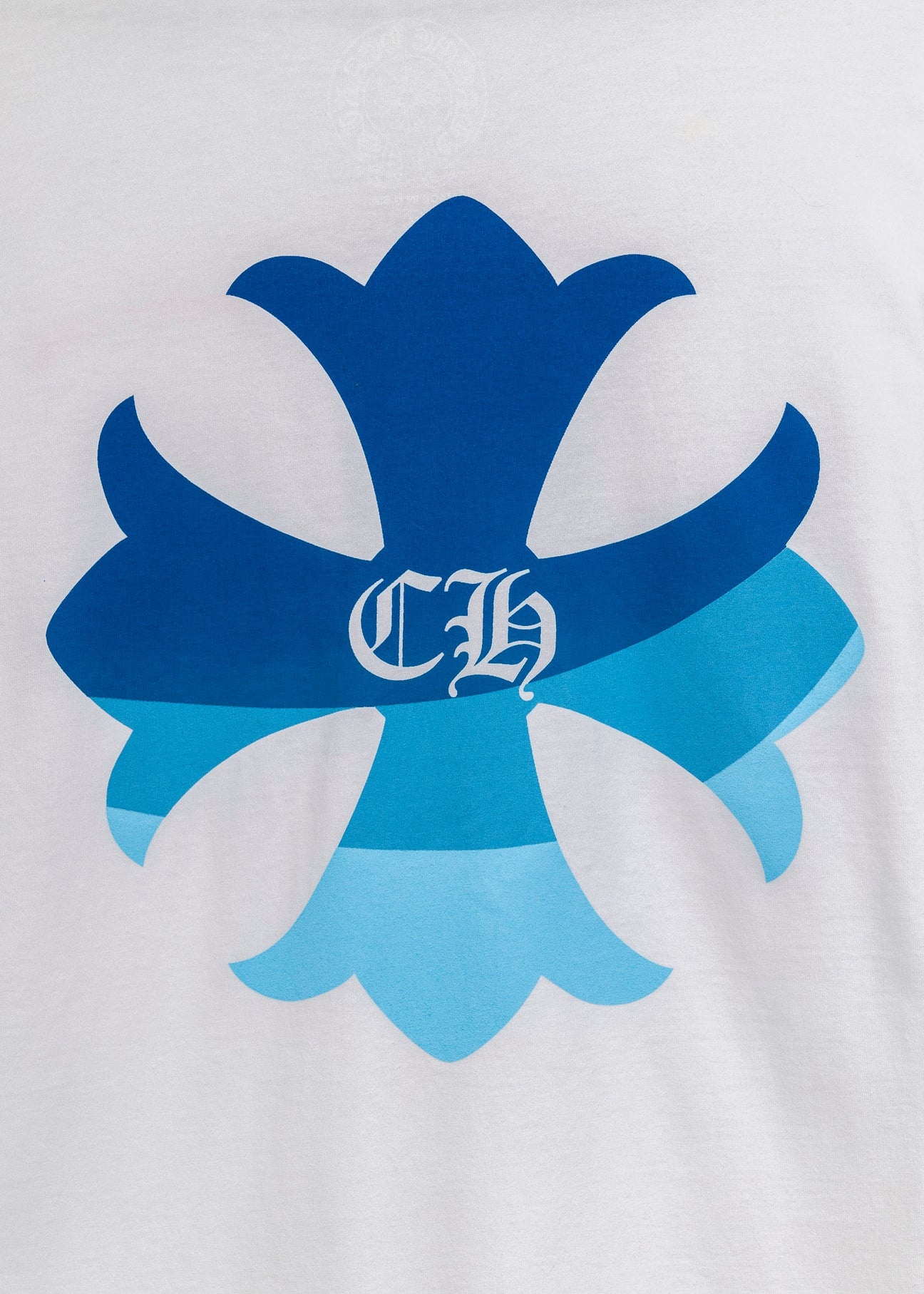 Chrome Hearts Harajuku Exclusive White Blue LS - 4