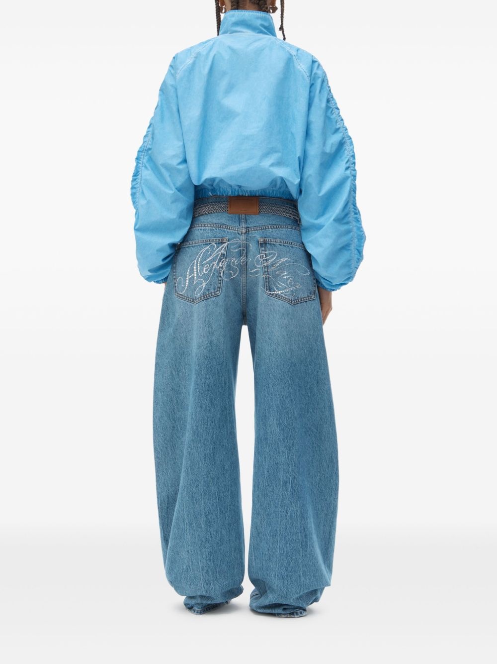 ruched track jacket - 3