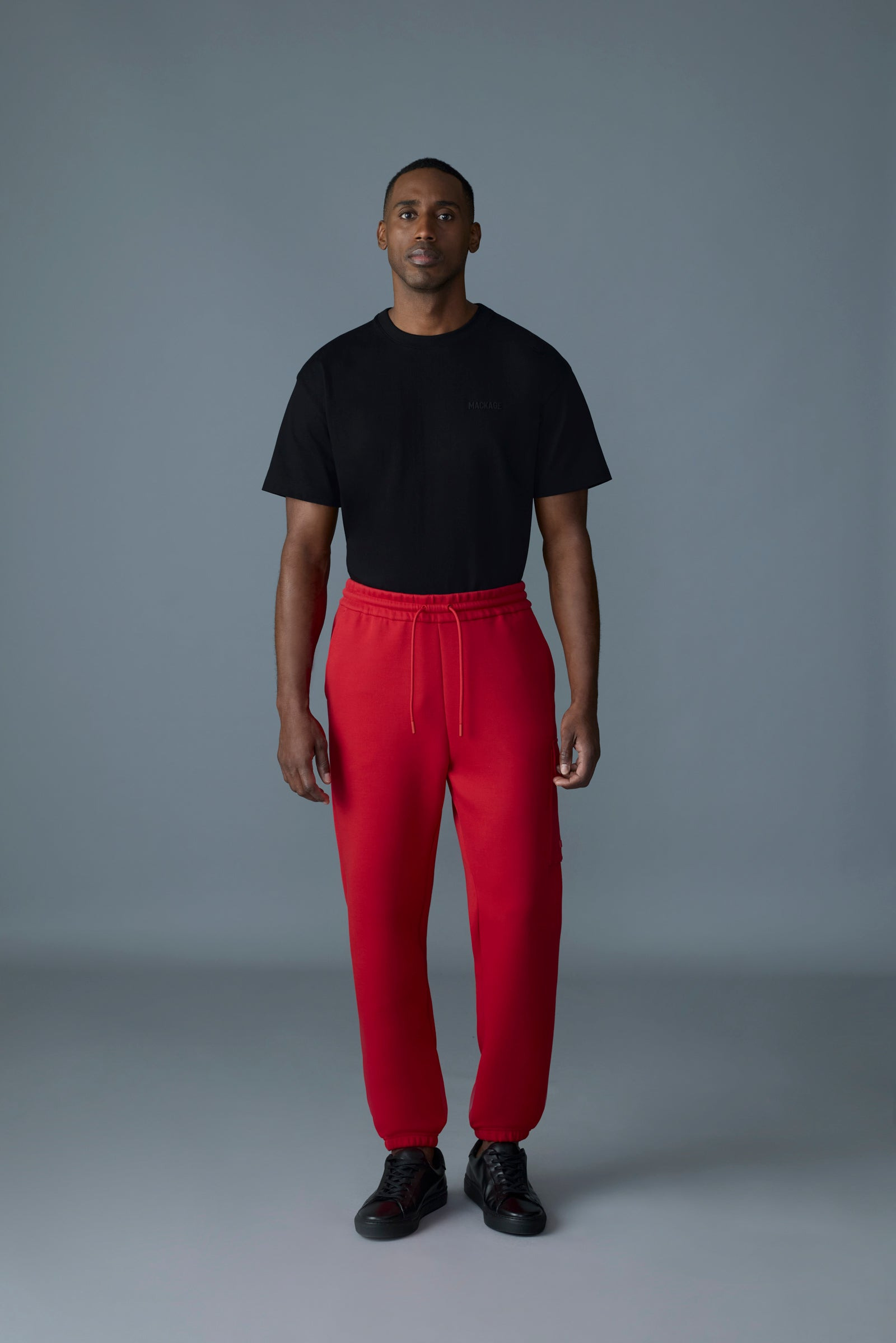 MARVIN-R Double face jersey cargo sweatpants - 2