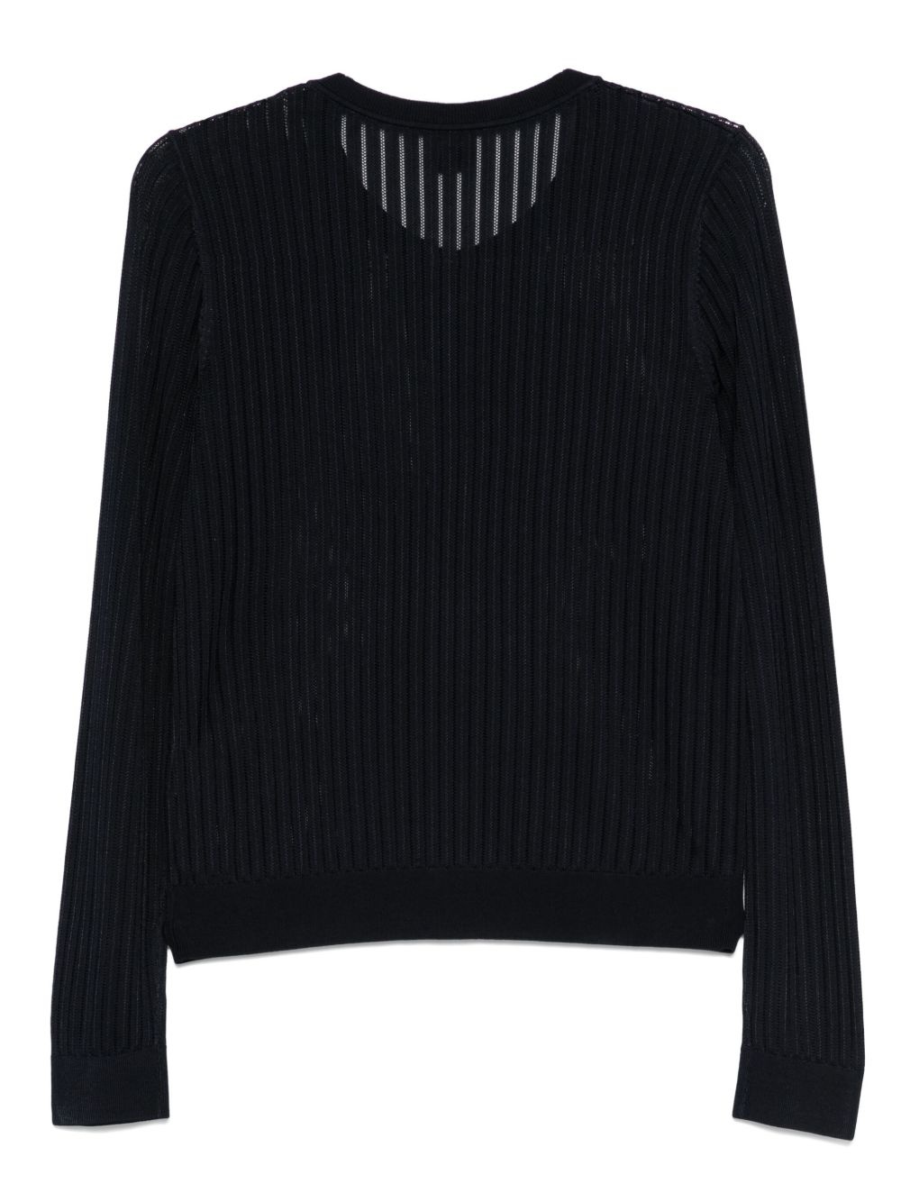 ribbed cardigan - 2