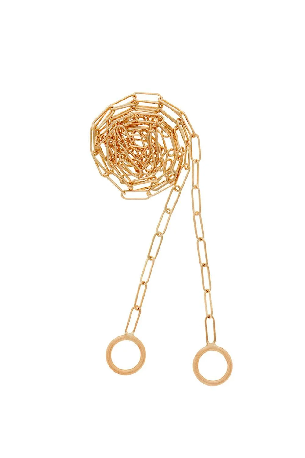 Square Link Chain - Yellow Gold - 15in - 1