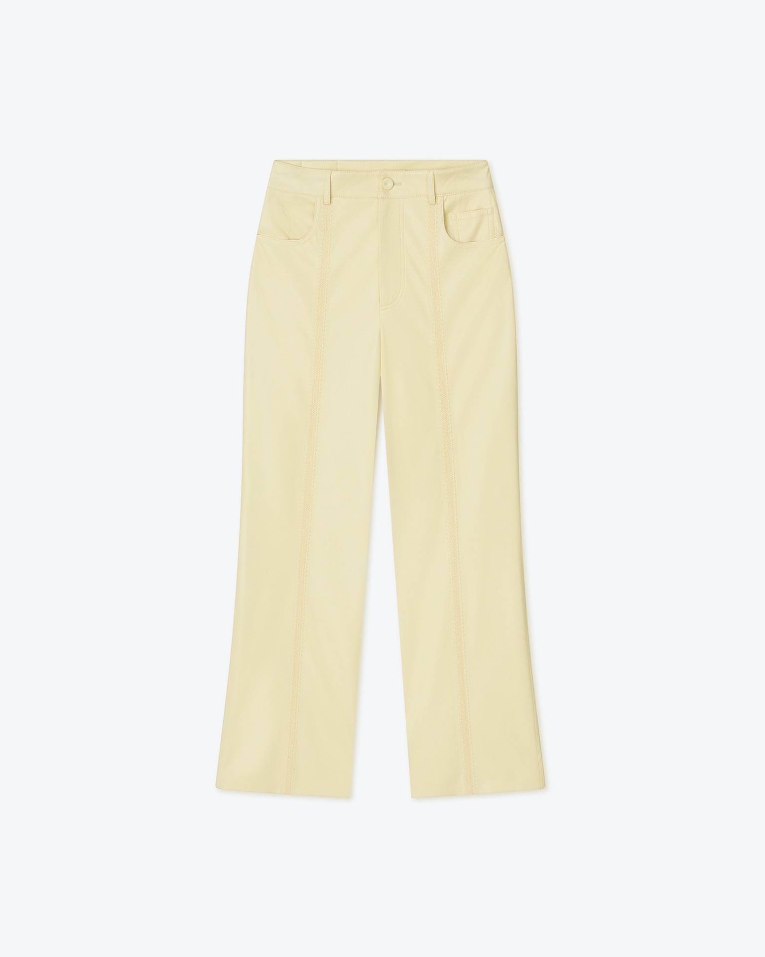 JESCA - OKOBOR™ alt-leather pants - Moon - 1