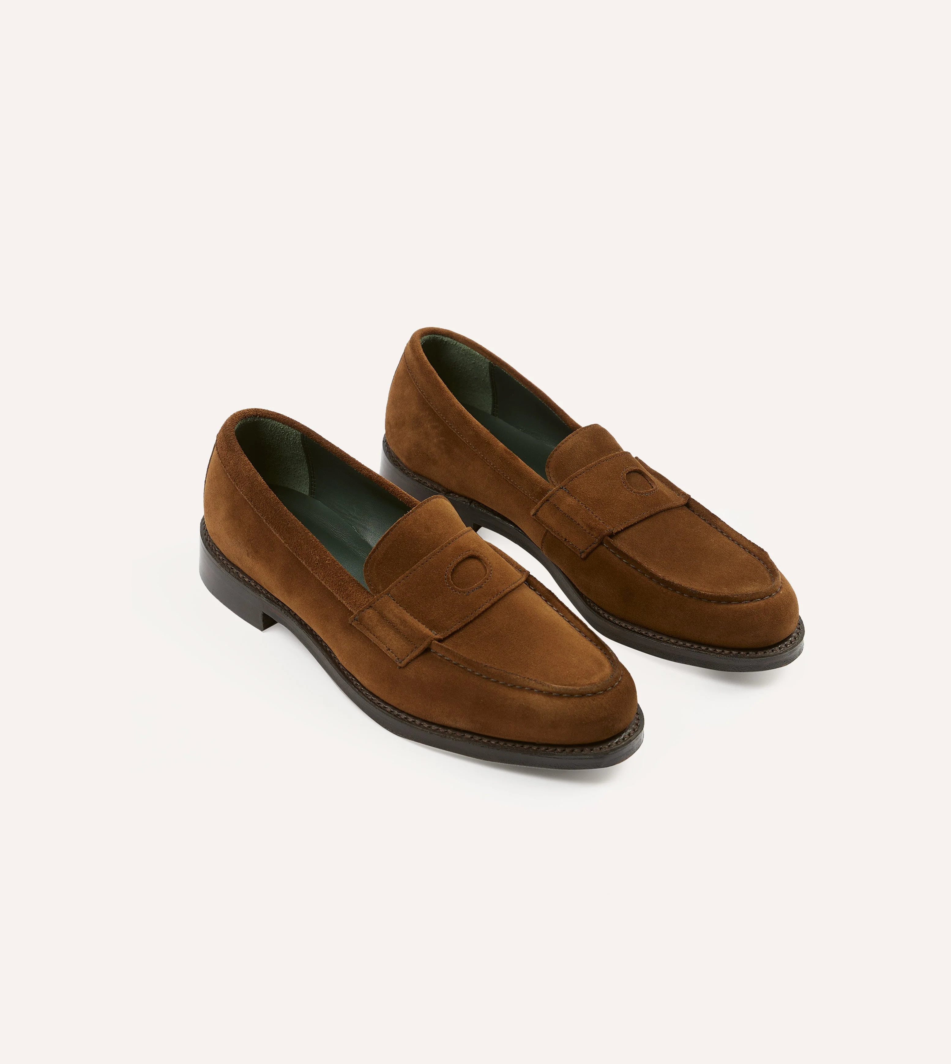 Snuff Suede Charles Goodyear Welted Penny Loafer - 1