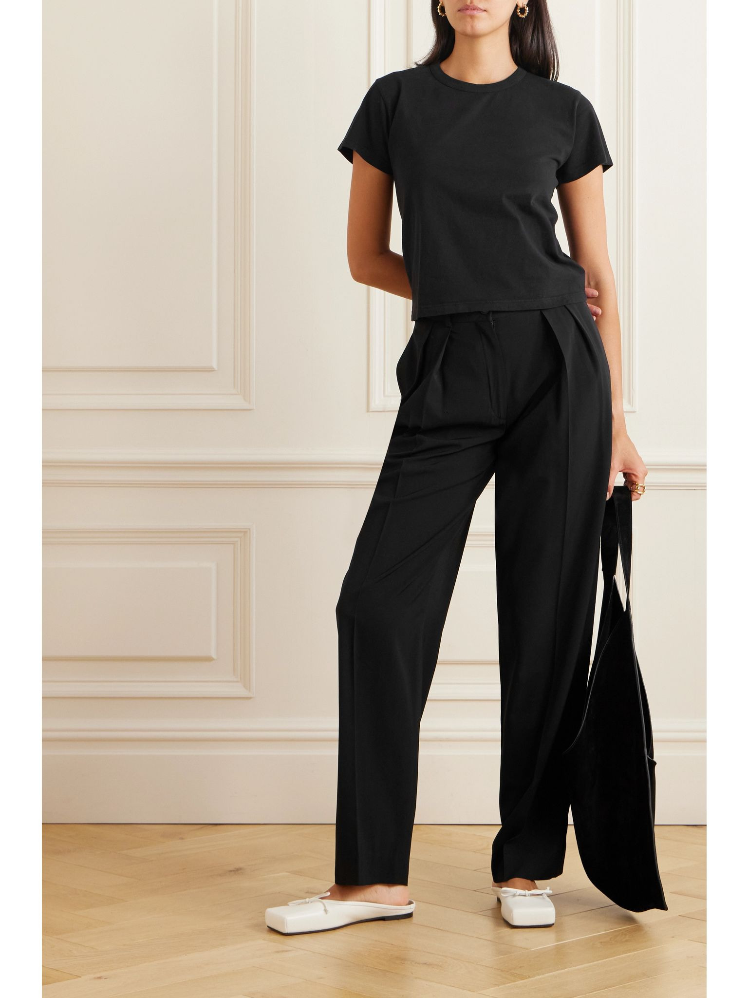 Margo cotton-jersey T-shirt Black - 2