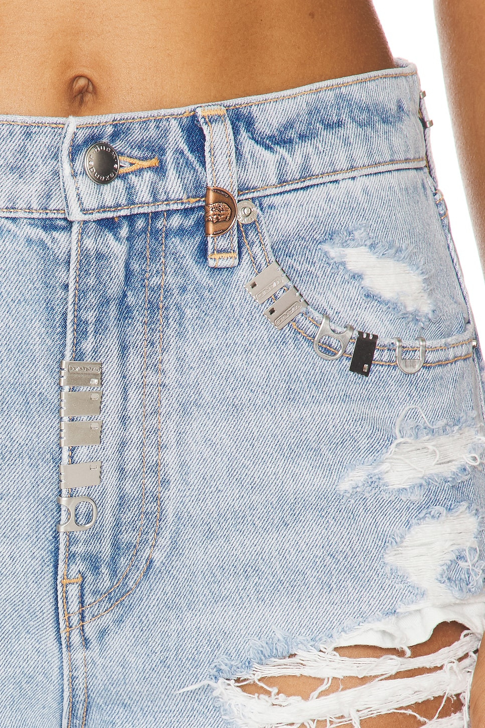 Distressed Ez Mid Rise Jean - 6
