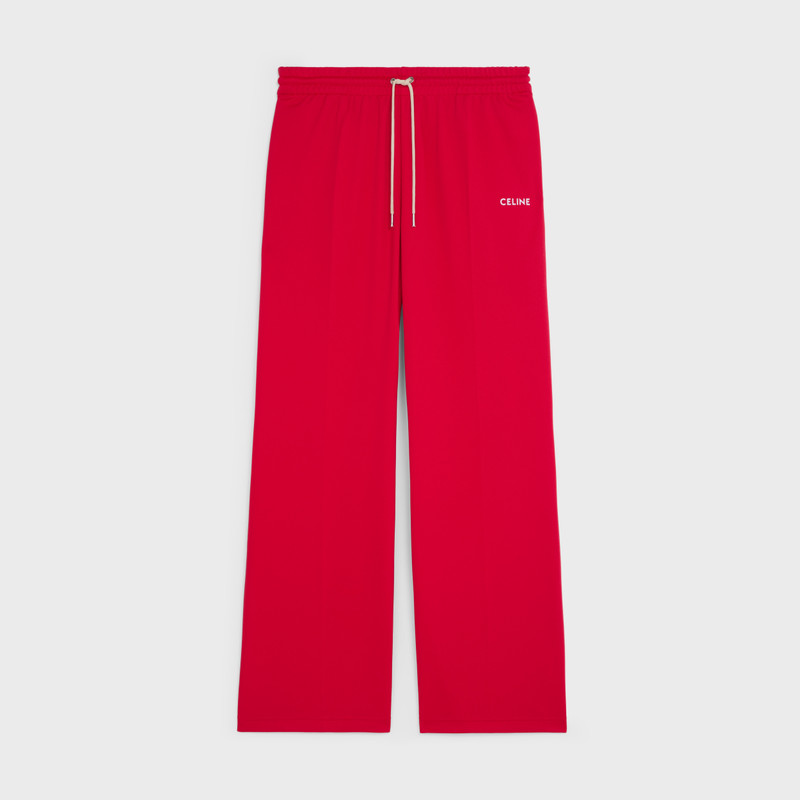 FLARED CELINE JOGGING PANTS IN DOUBLE FACE JERSEY 1