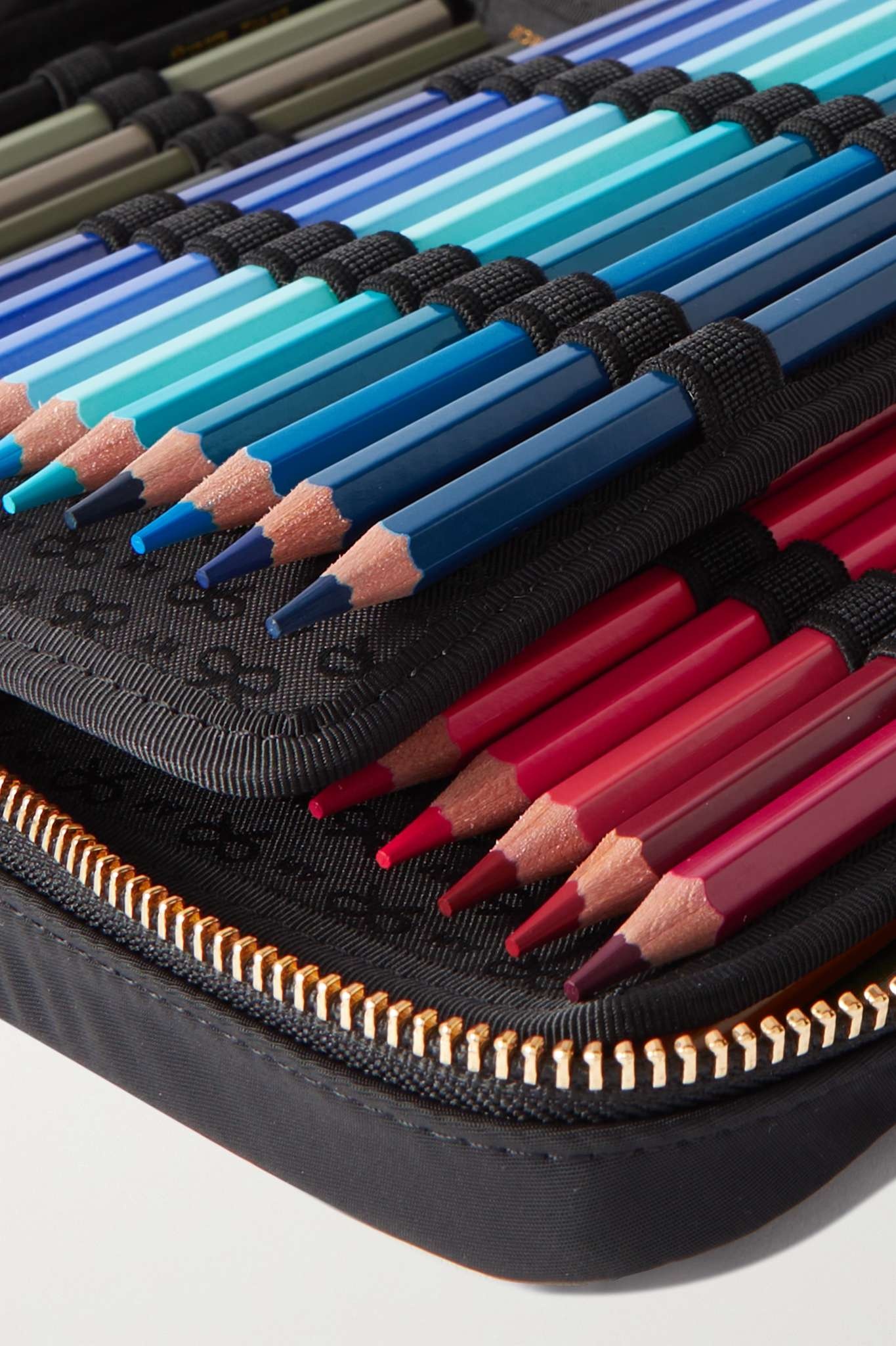 Colouring Pencils leather-trimmed ECONYL pencil case - 3