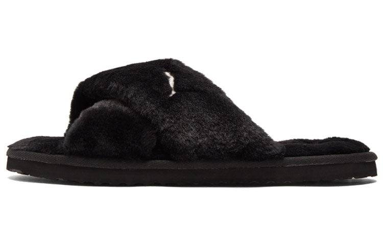(WMNS) PUMA Fluff X Strap Slide 'Black' 384936-01 - 2