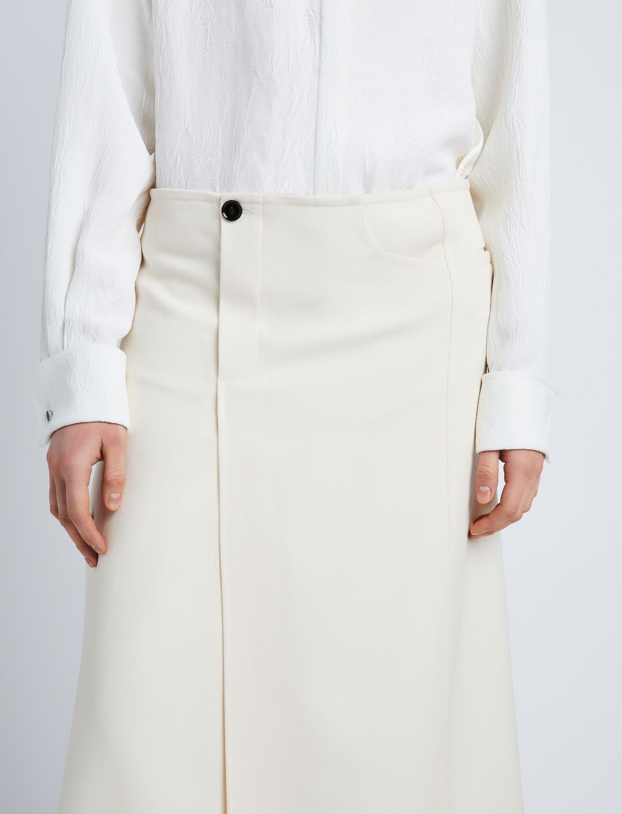 Wool Twill Skirt - 5