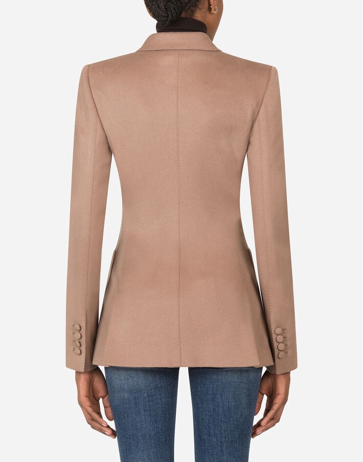 Double-breasted cashmere jacket - 2