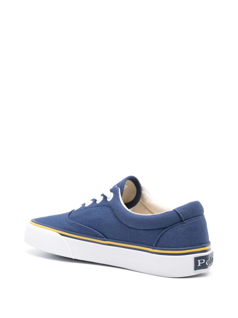 round-toe canvas sneakers 3