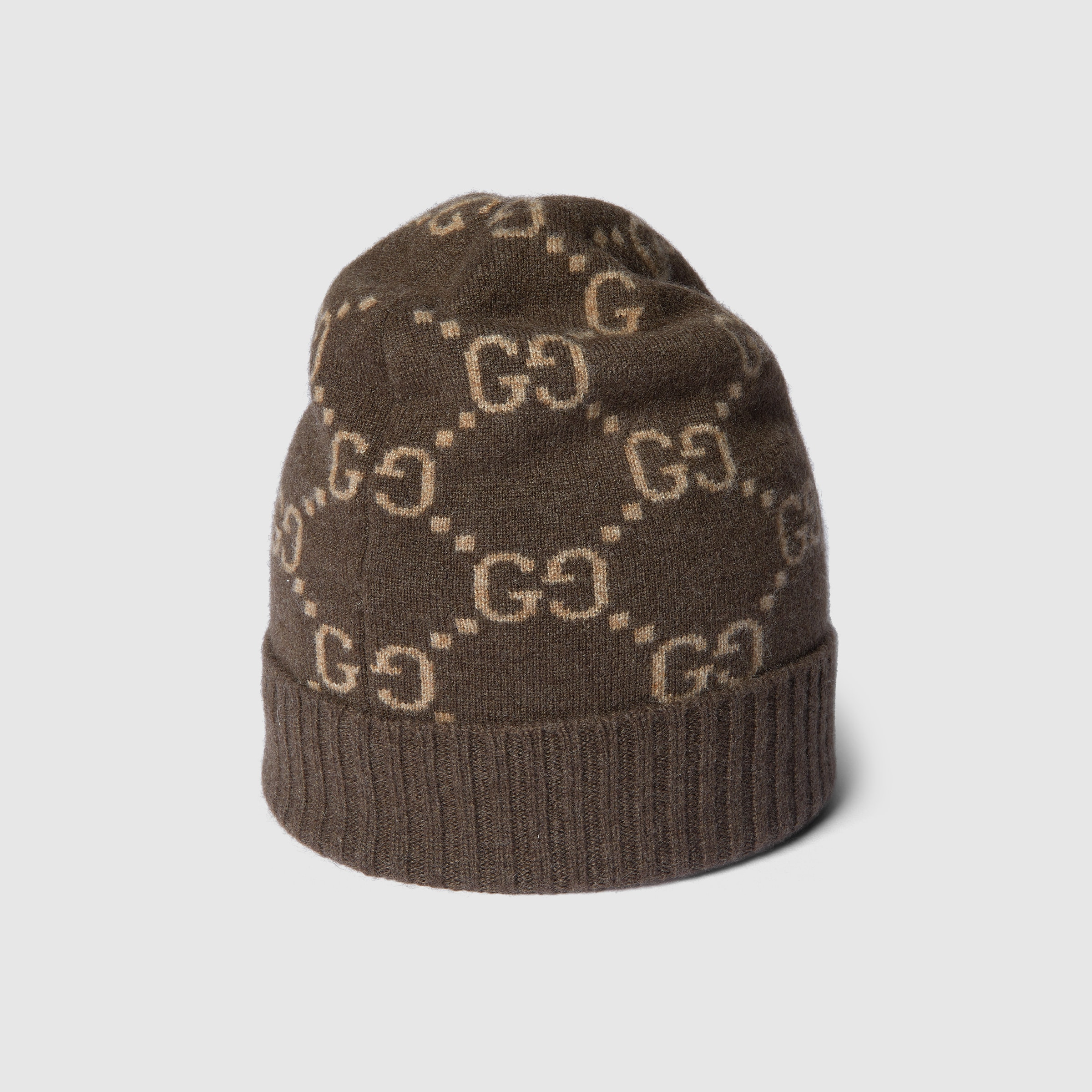 GG cashmere jacquard hat - 5