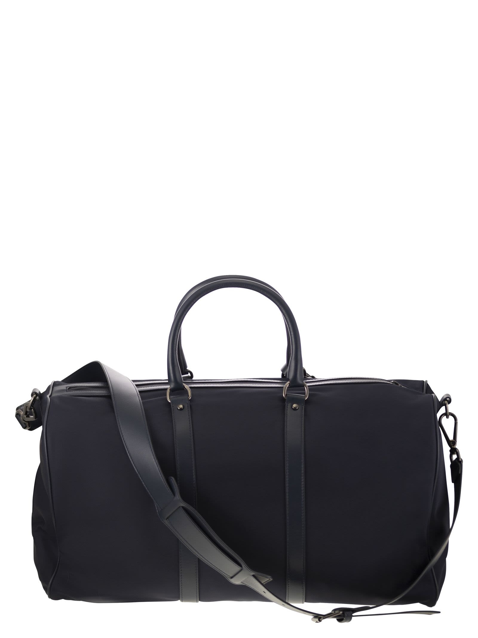 KITON - Kiton Men Duffel Bag With Leather Inserts - 2