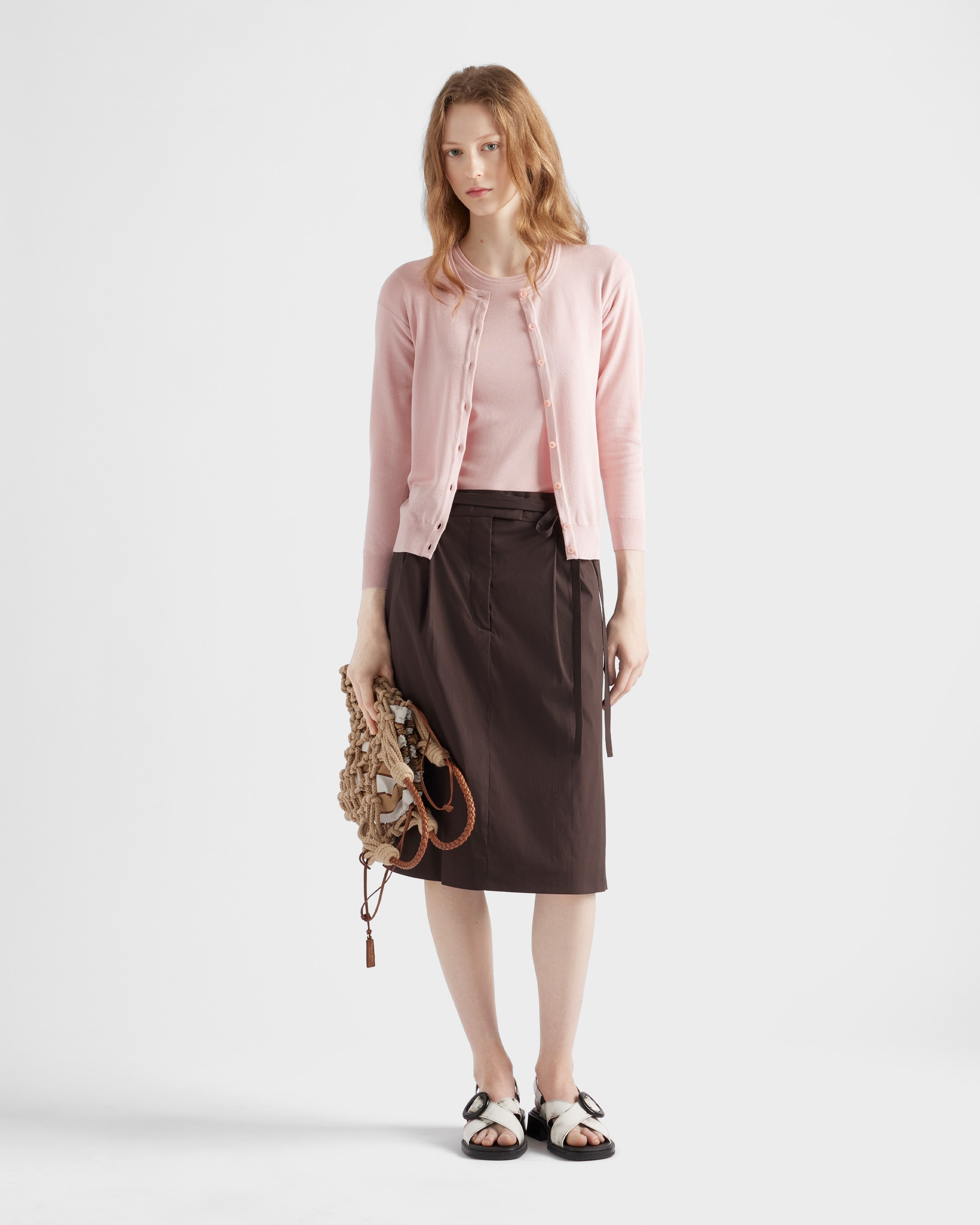 Silk and cotton crew-neck sweater - 2