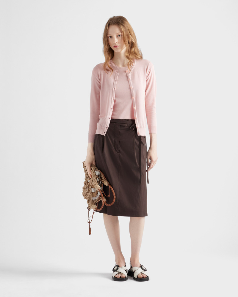 Prada Silk and cotton crew-neck sweater outlook