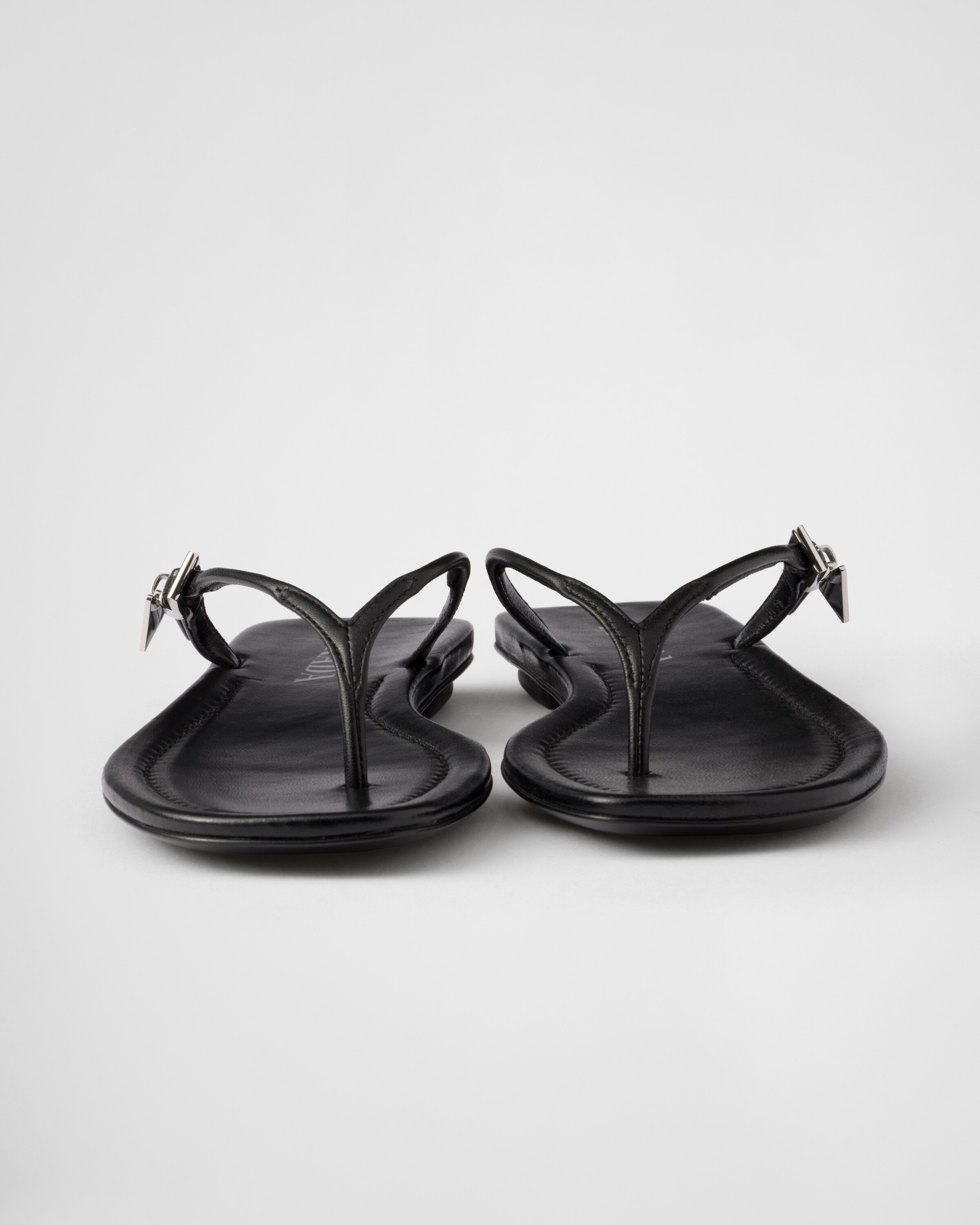 Leather thong sandals - 5