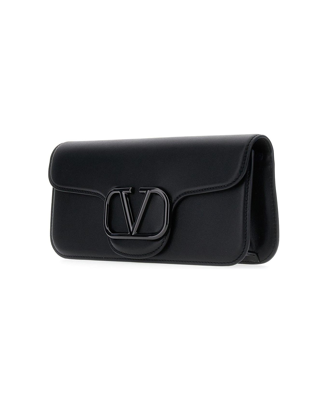 Vlogo Plaque Strapped Shoulder Bag - 3