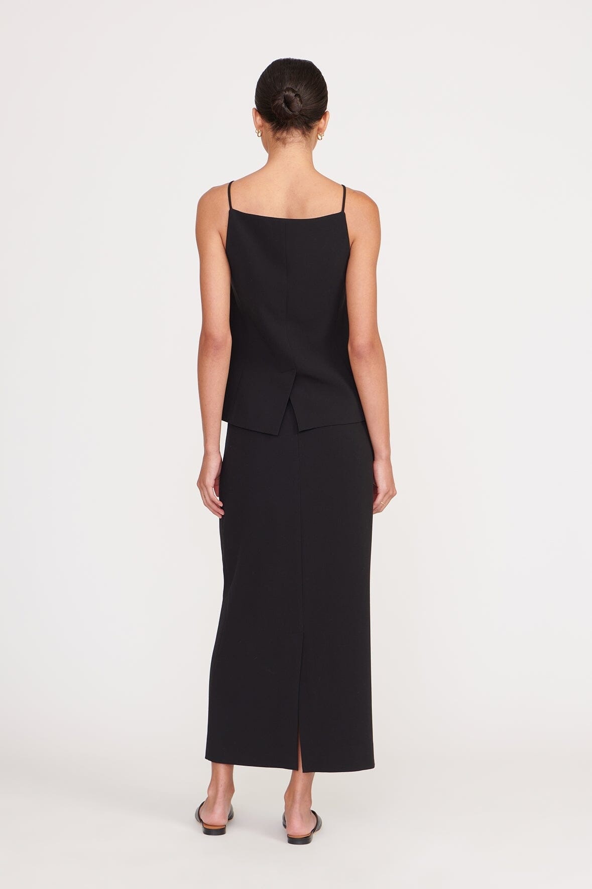 STAUD SMITH SKIRT BLACK - 3
