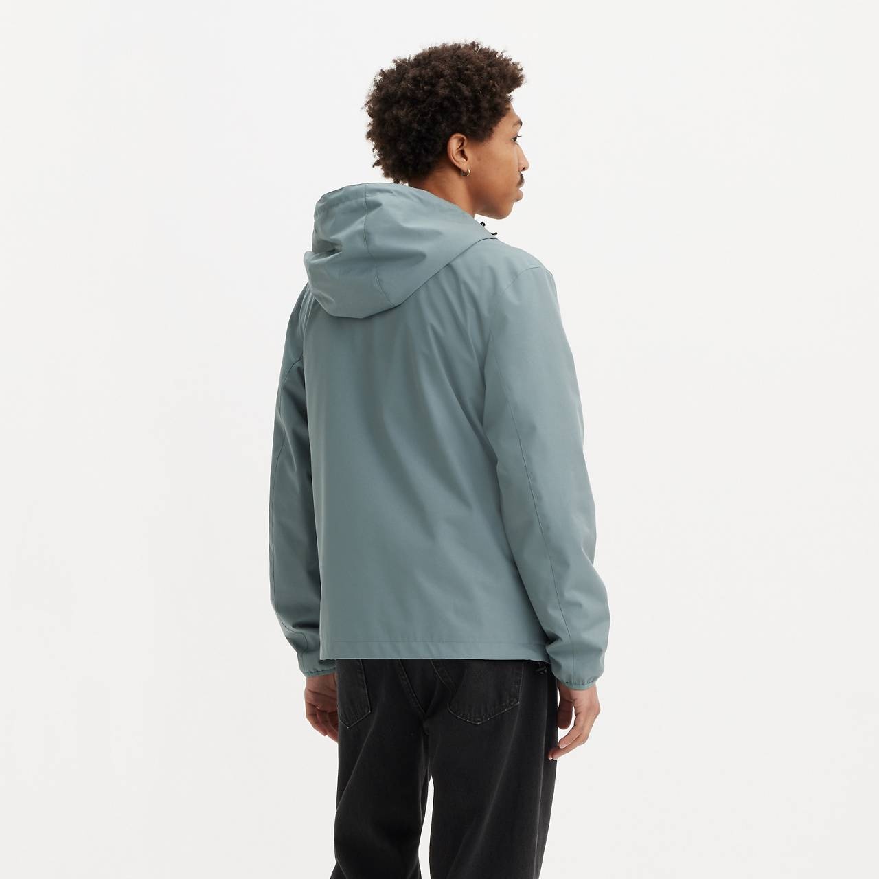 HOODED RAIN WINDBREAKER JACKET - 2