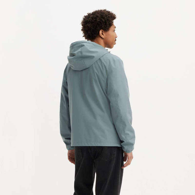 HOODED RAIN WINDBREAKER JACKET 2