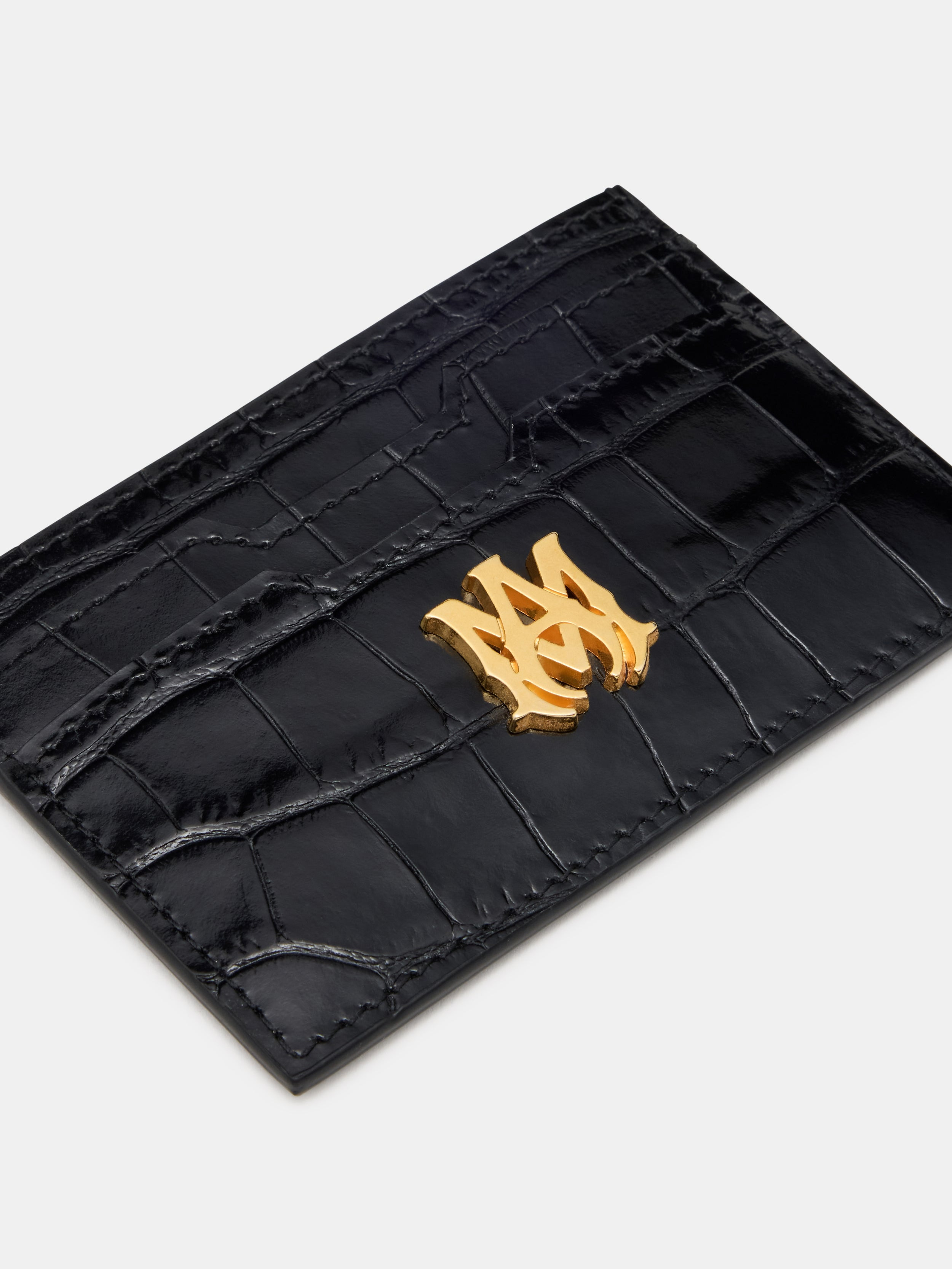 CROC EMBOSSED CARD HOLDER - 3