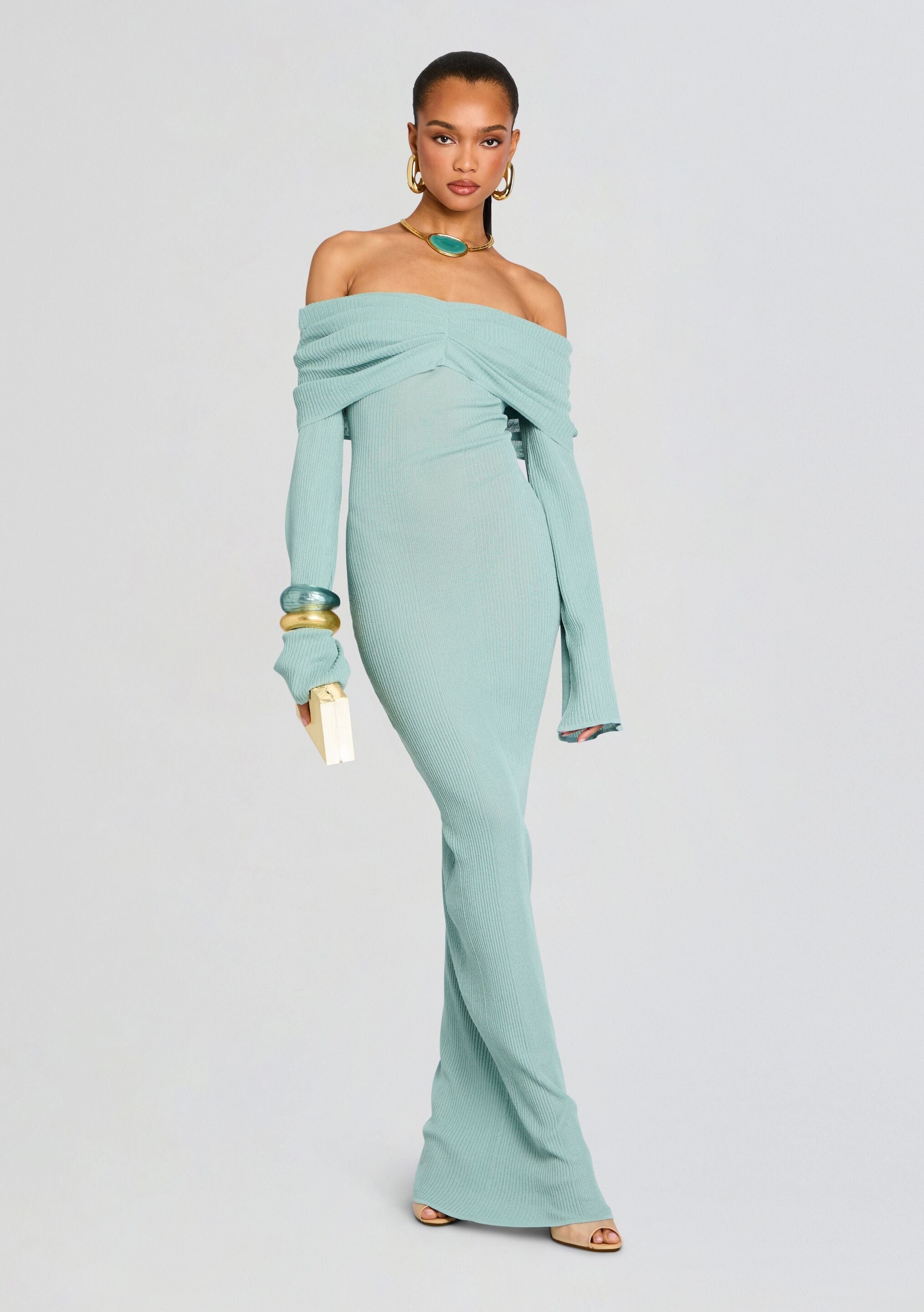 XENIA KNIT MAXI DRESS - 5