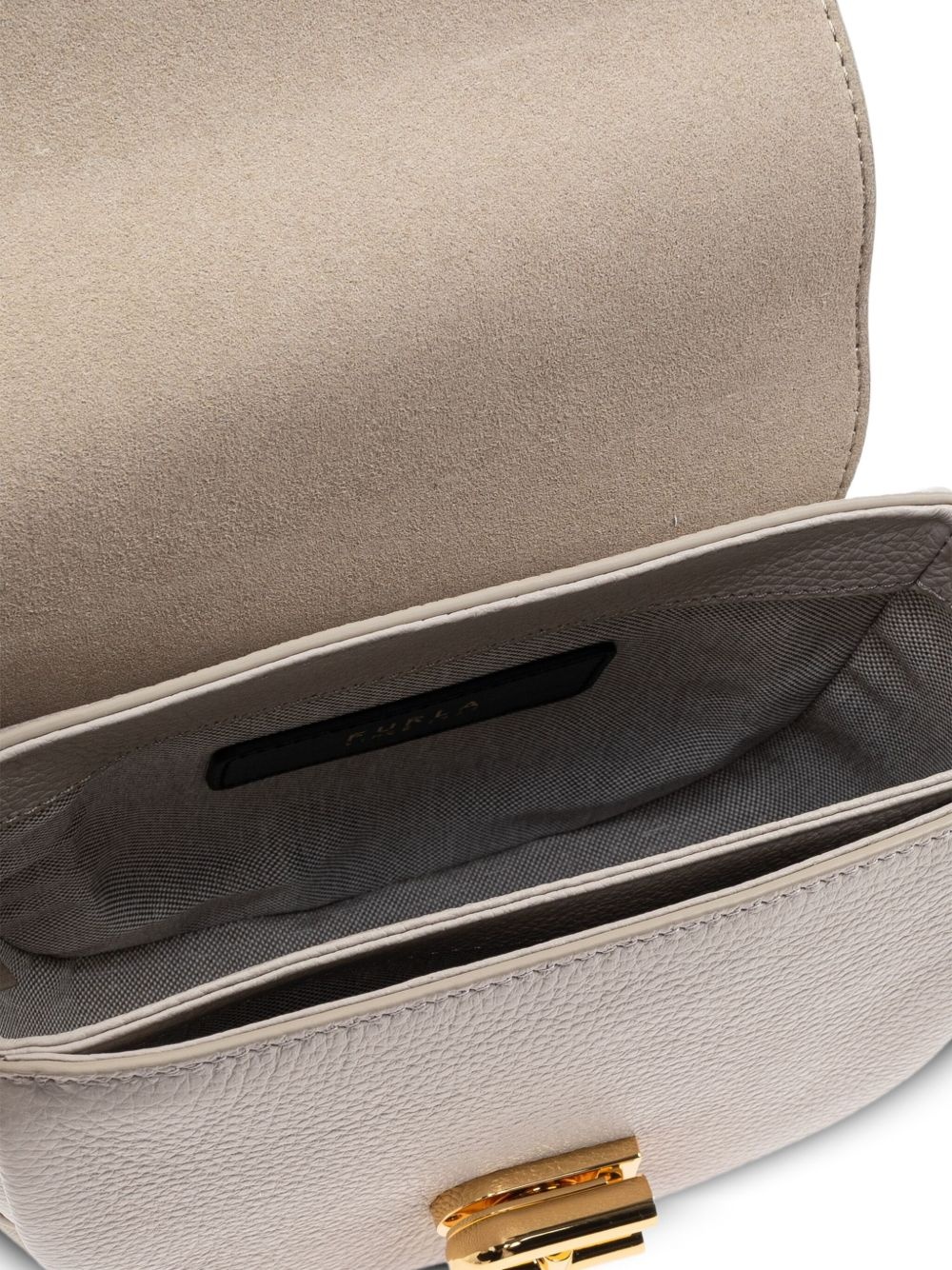 Lotus leather logo-strap mini bag - 4