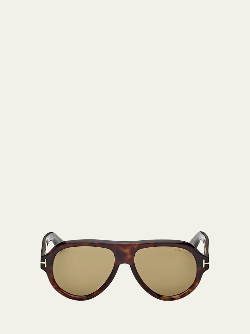 Men's Icon Collection Acetate Aviator Sunglasses 1