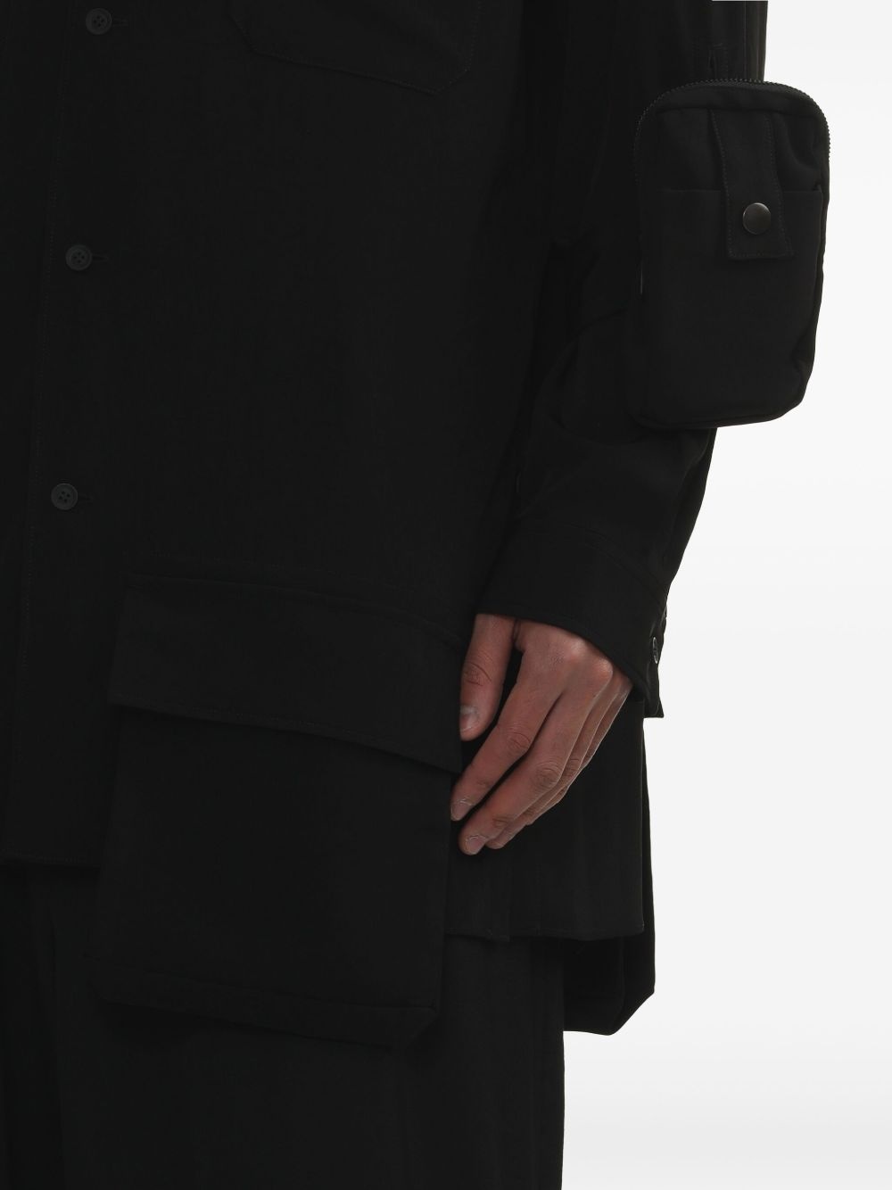 multi-pockets shirt - 5