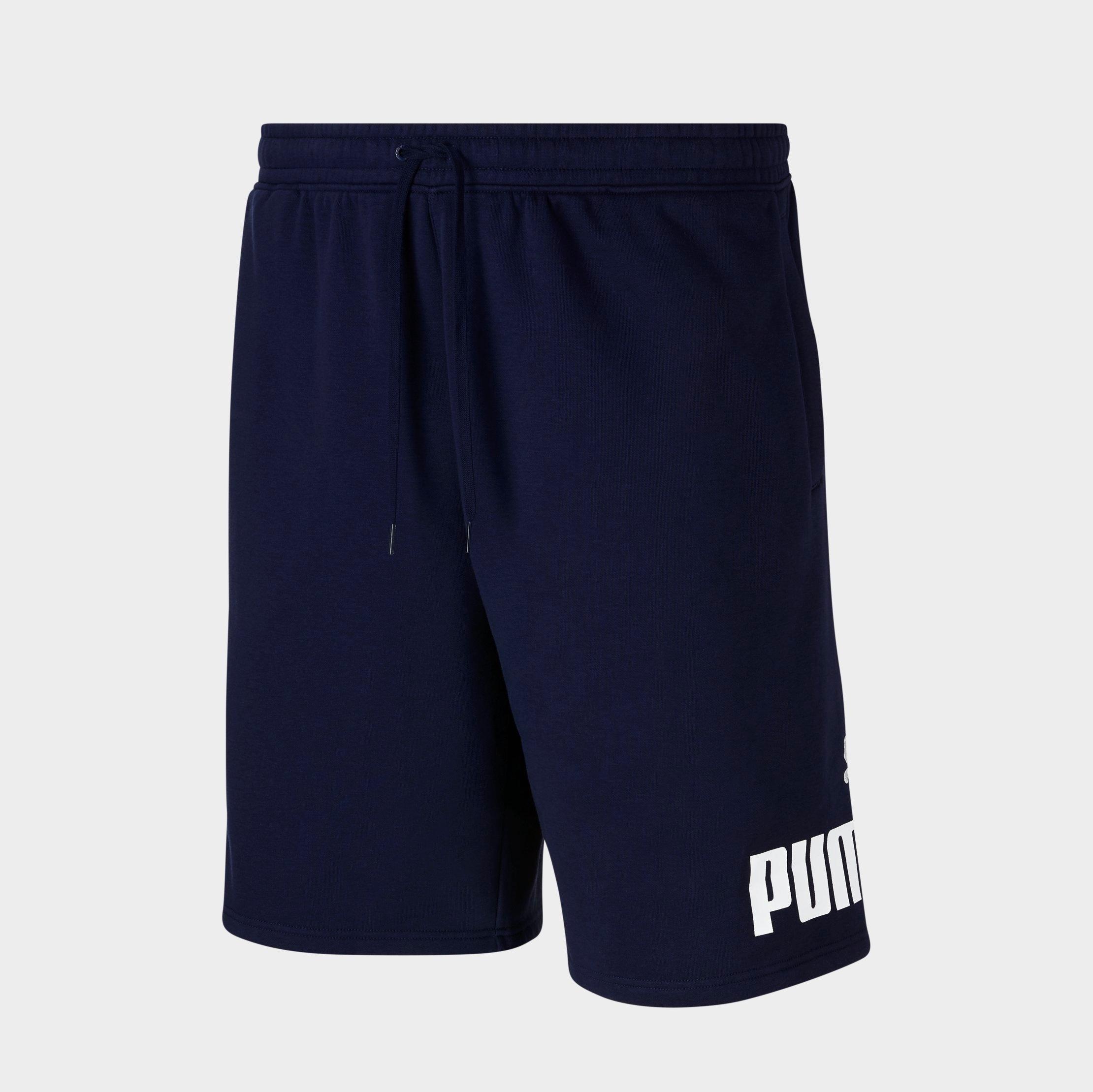 MEN'S PUMA FLEECE BIG LOGO SHORTS - 1