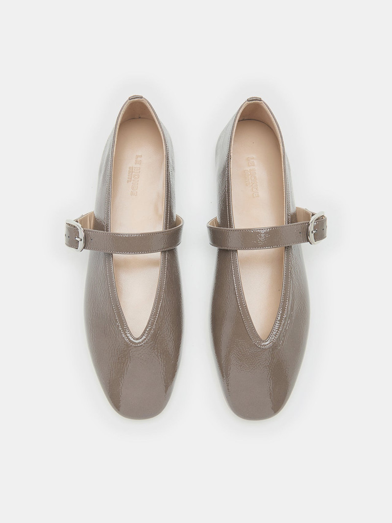 Stella Slipper / Taupe Patent Leather 3