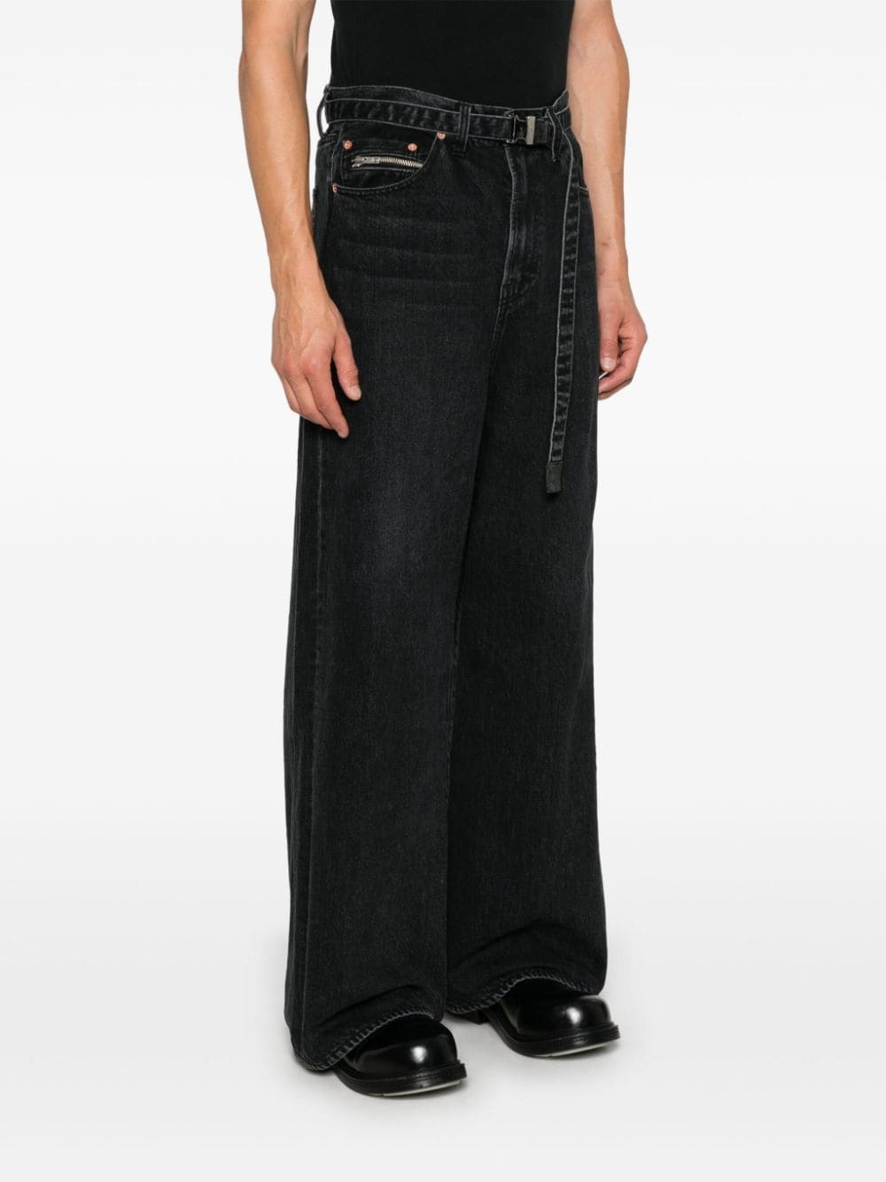 wide-leg jeans - 3