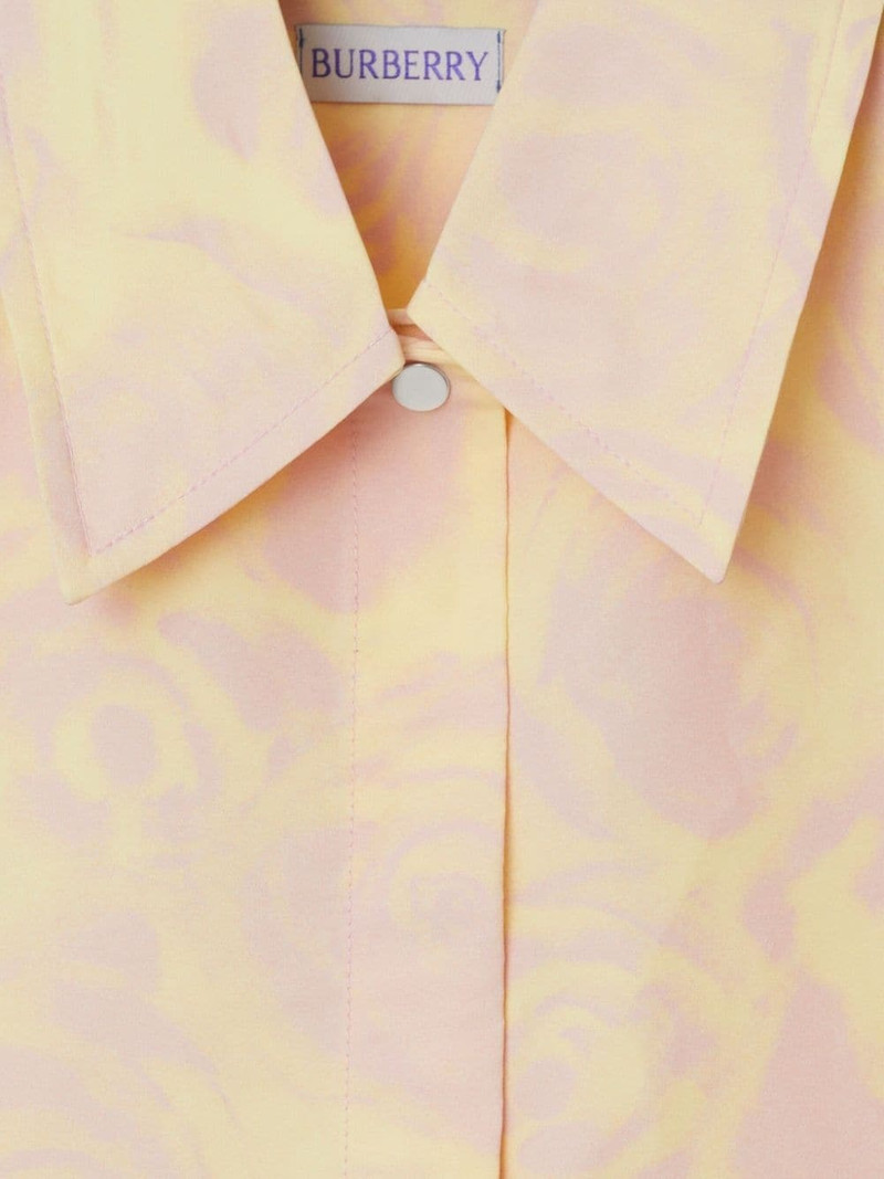 floral-print taffeta shirt 5