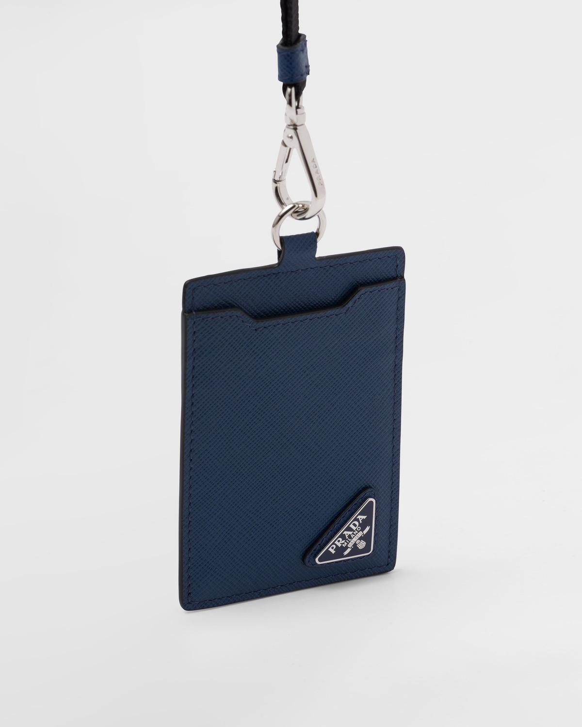 Saffiano leather badge holder - 2