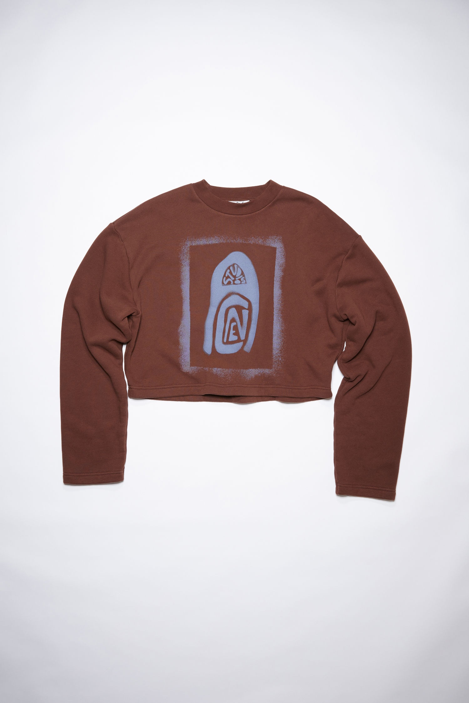 Crew neck sweatshirt - Chocolate brown - 4