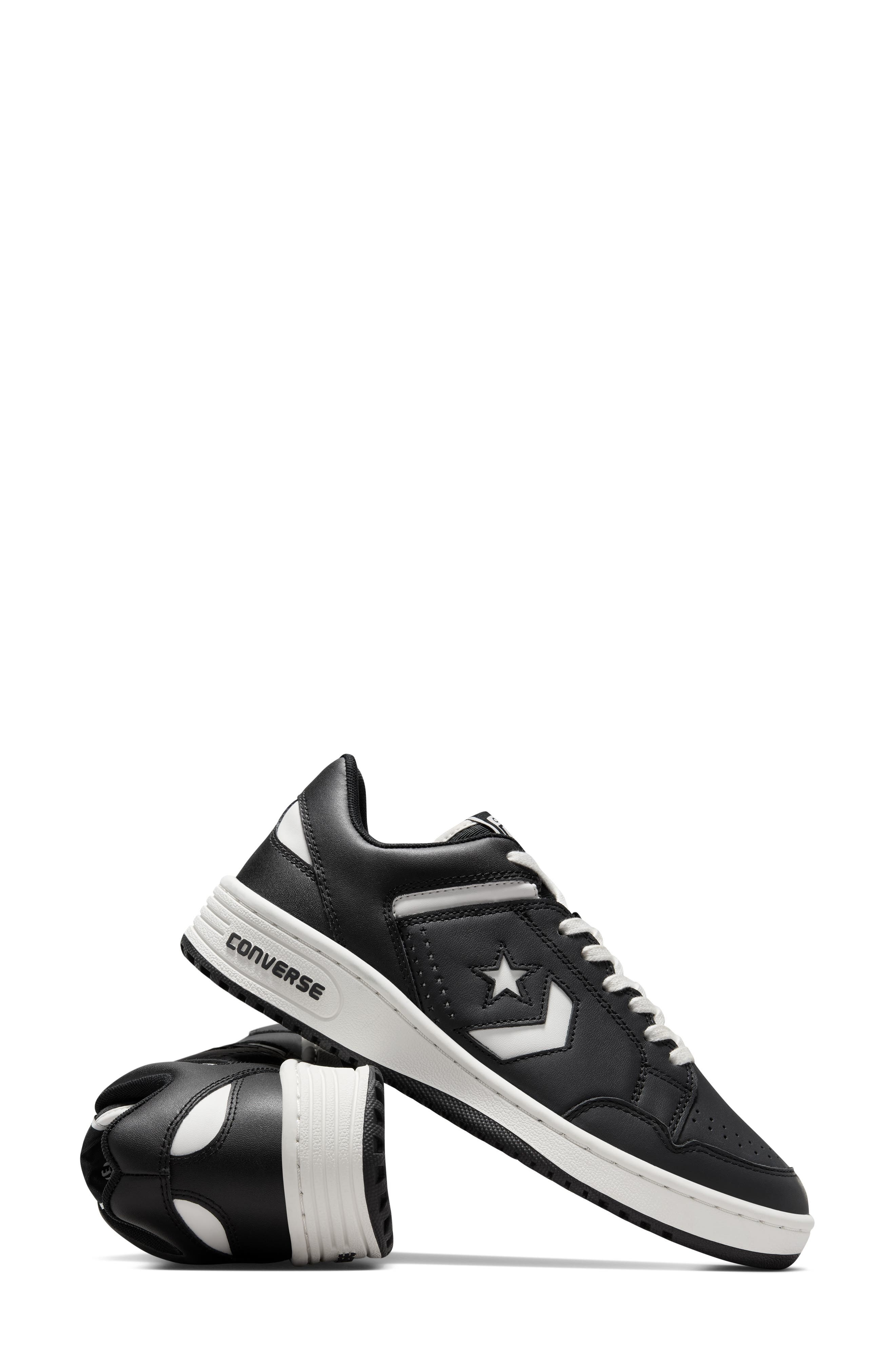 Converse Weapon Oxford Sneaker in Black/Black/White at Nordstrom - 8
