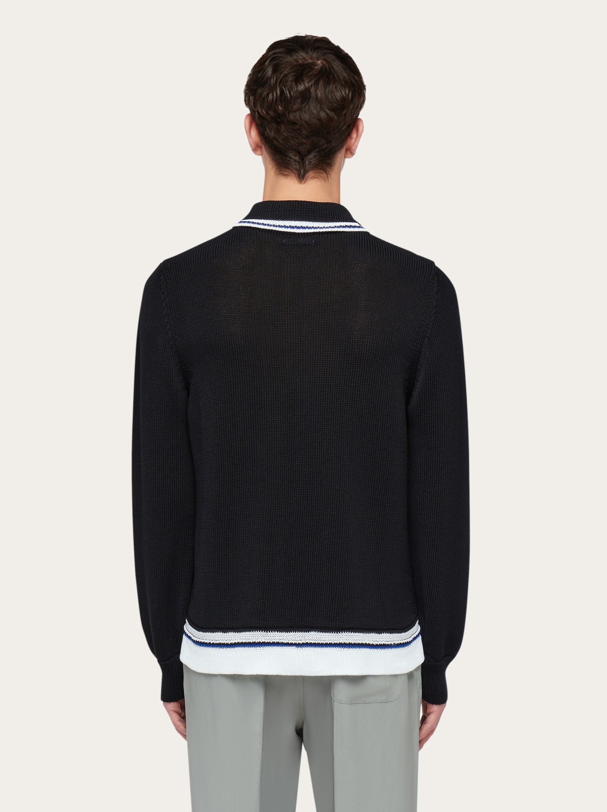 Long sleeved polo shirt - 3
