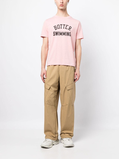 BOTTER flocked-logo organic cotton T-shirt outlook