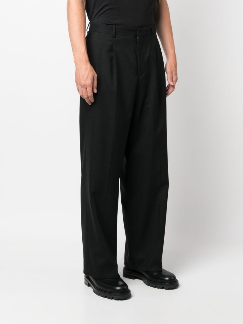pleated straight-leg wool trousers 3