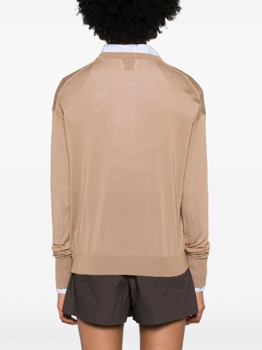 crew-neck cashmere jumper - 4