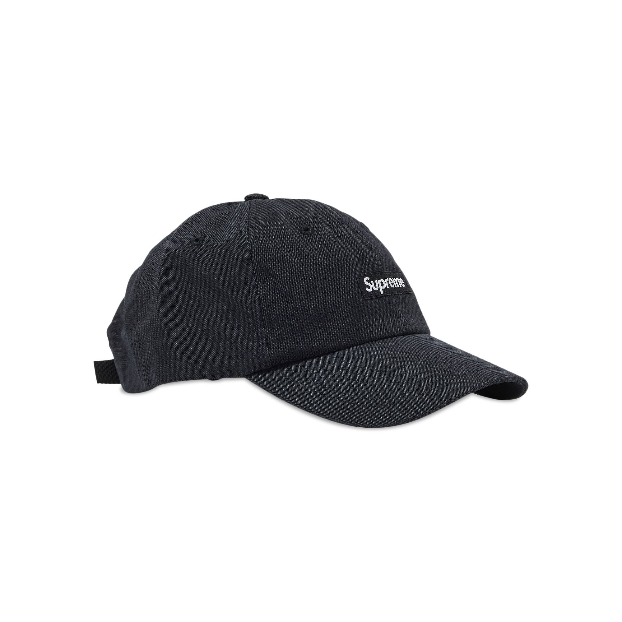 Supreme Supreme Brushed Cordura Small Box 6-Panel 'Black' | REVERSIBLE