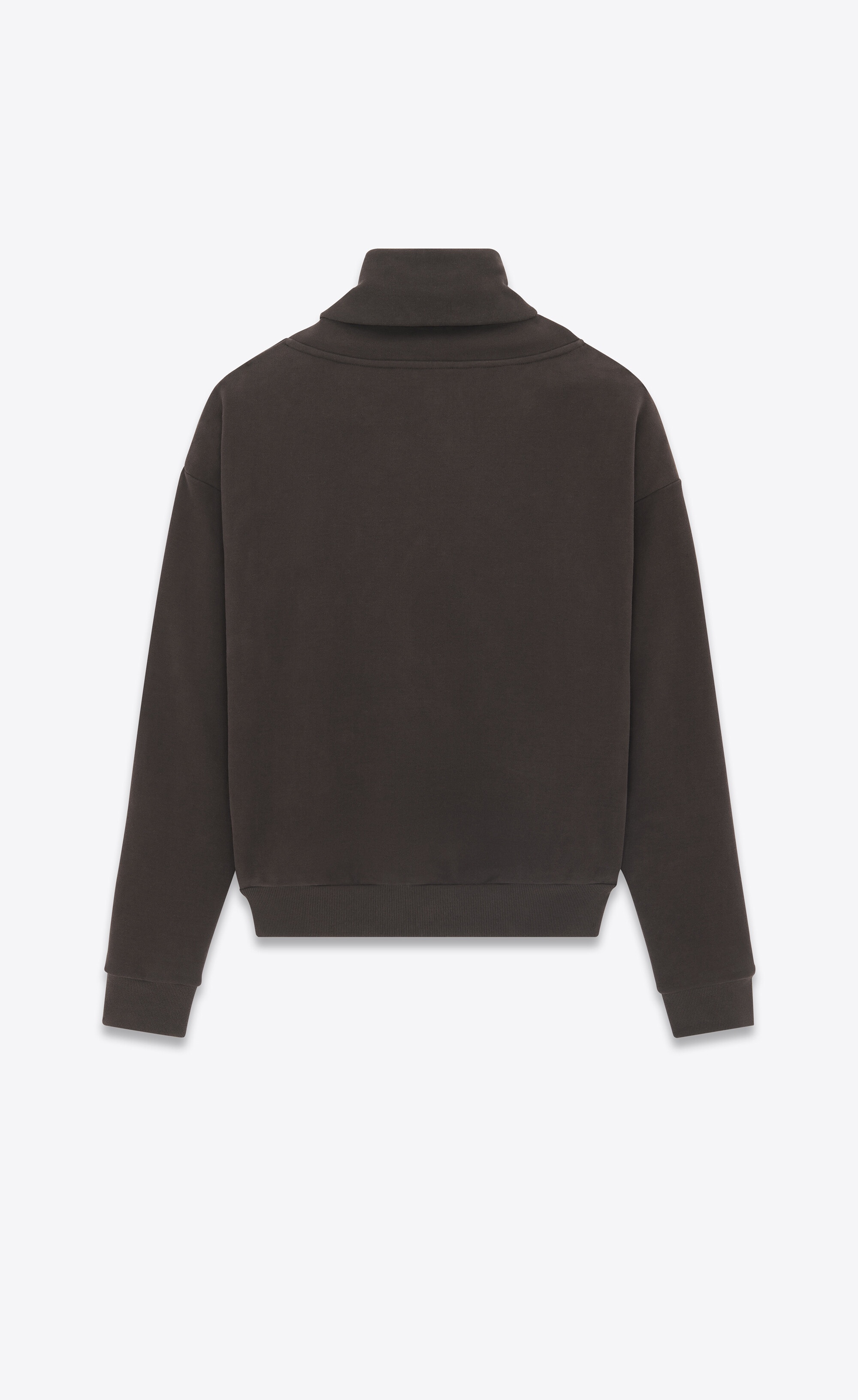 shawl-neck sweatshirt - 3