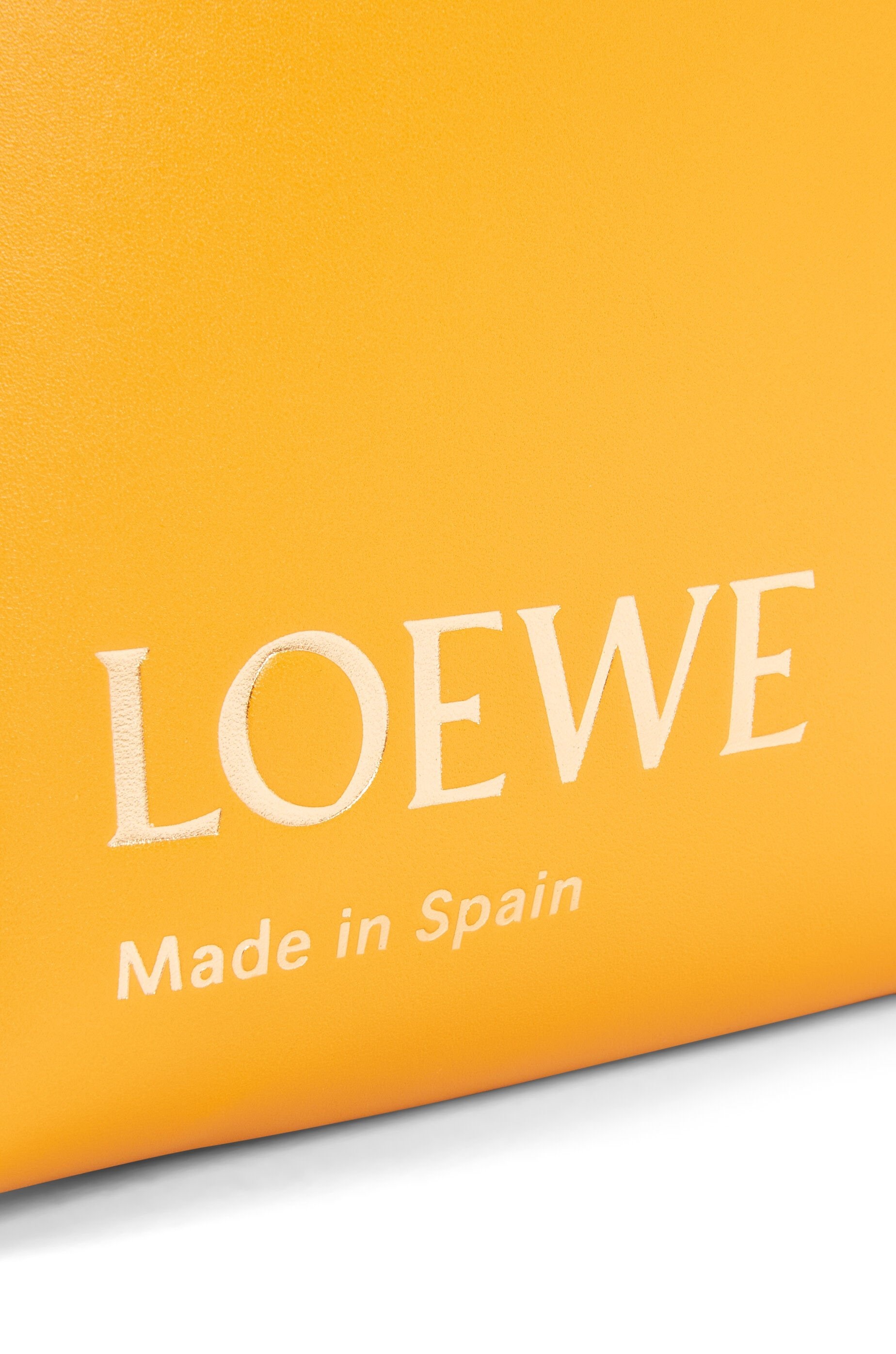 Embossed LOEWE T Pouch in shiny nappa calfskin - 5