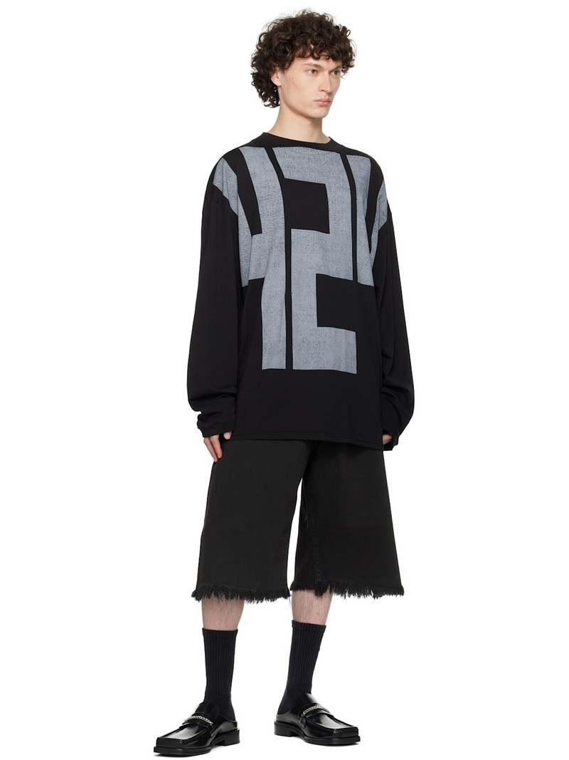 424 Black '424' Block T-shirt outlook