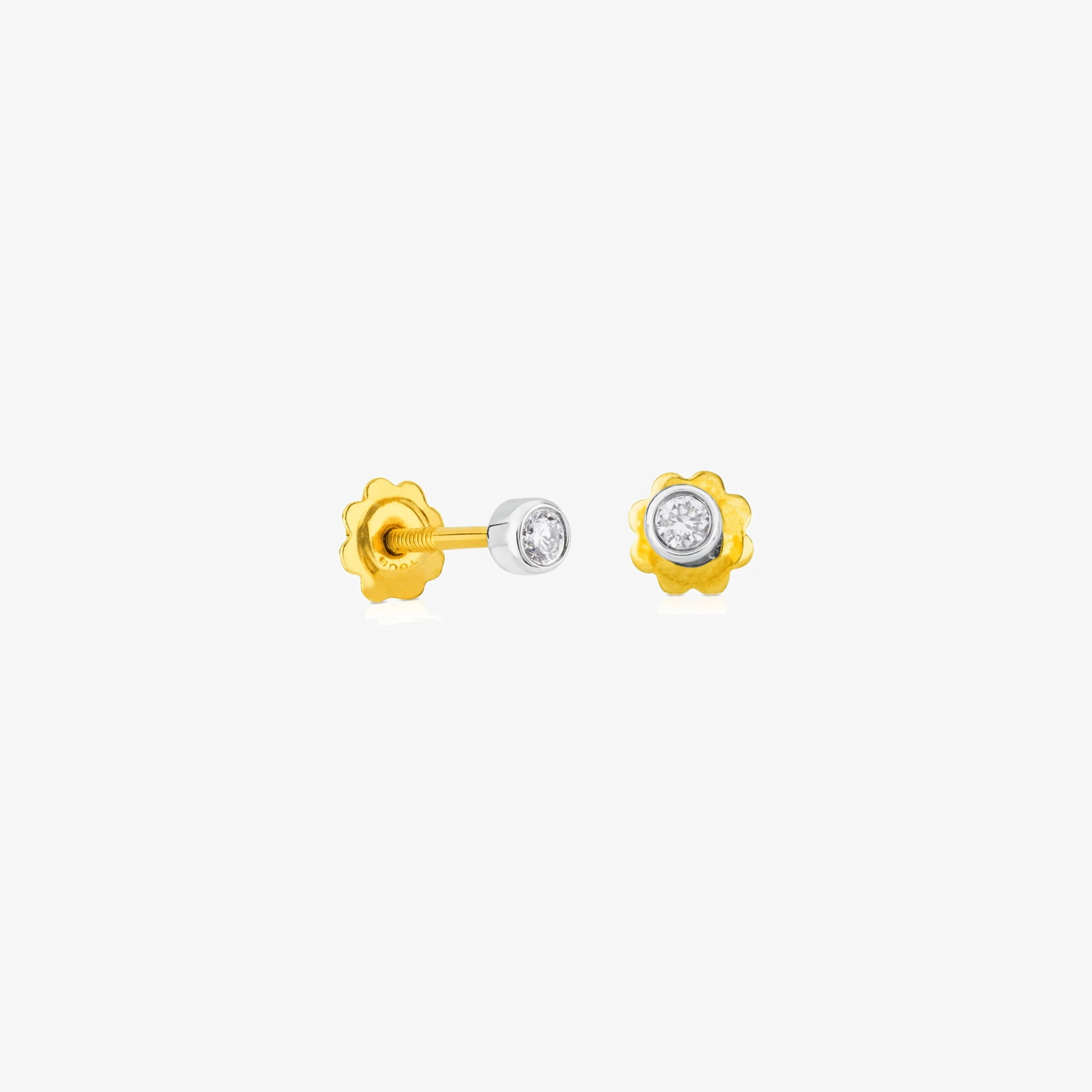 18K Solid gold and 18K white gold TOUS Diamonds Earrings - 1