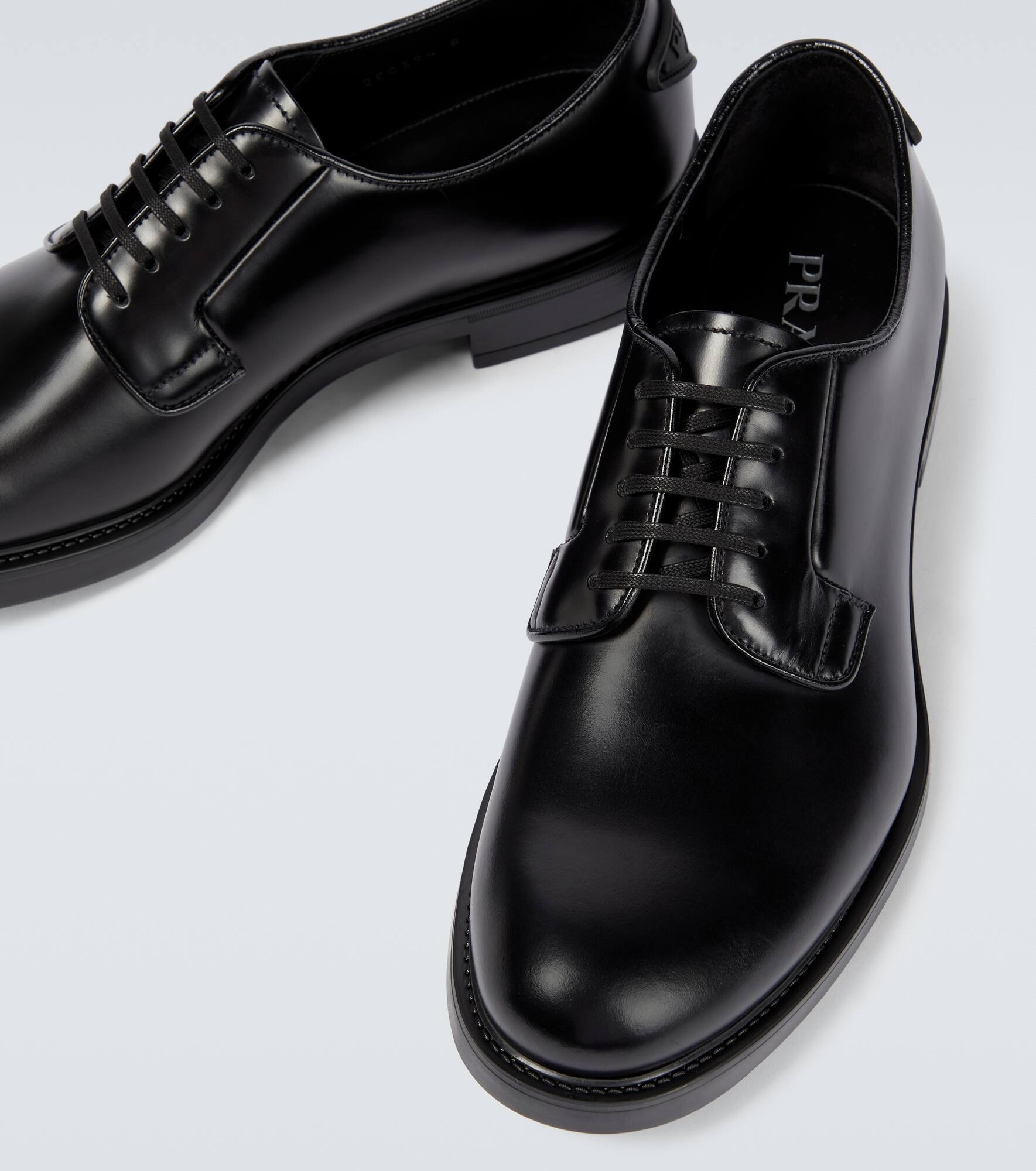 Leather Derby shoes - 3