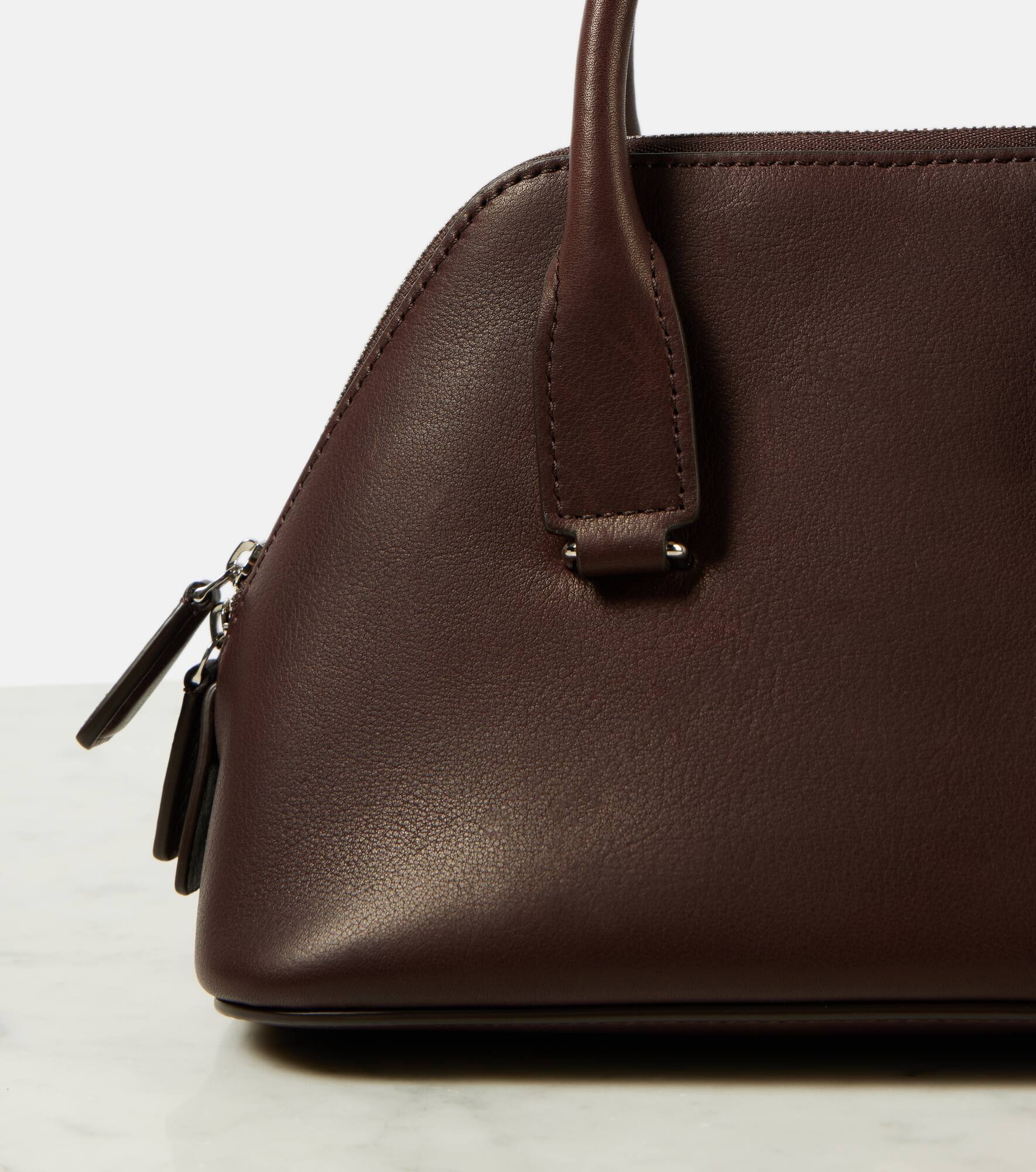 Devon Mini leather tote bag - 6